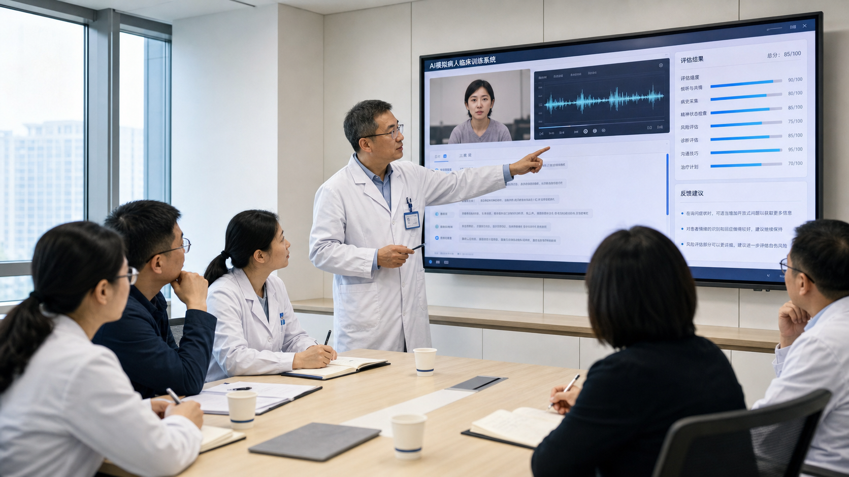 基层医生参与 AI 模拟问诊与临床评估教学实训